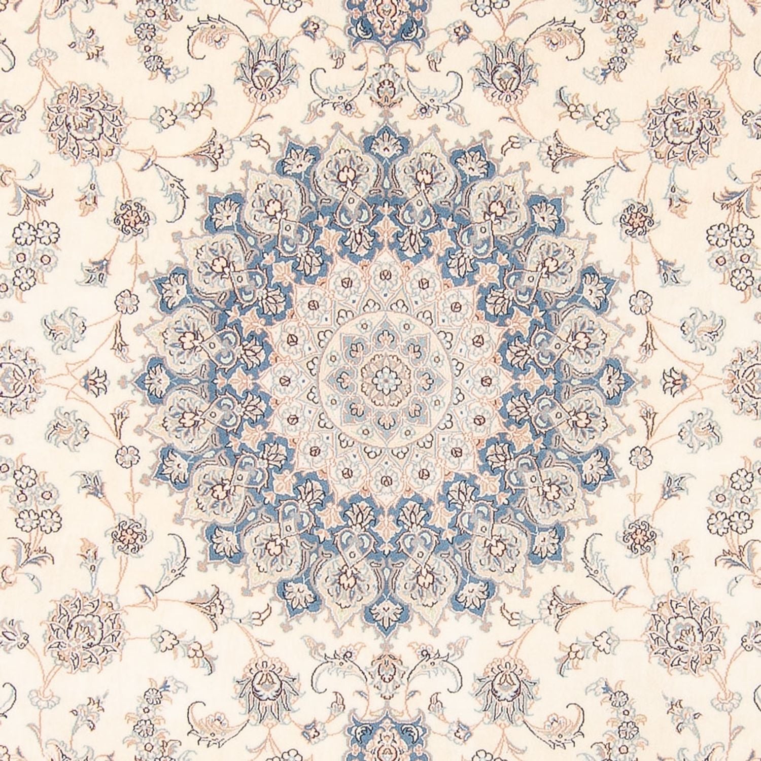 Tapis persan - Nain - 265 x 247 cm - crème