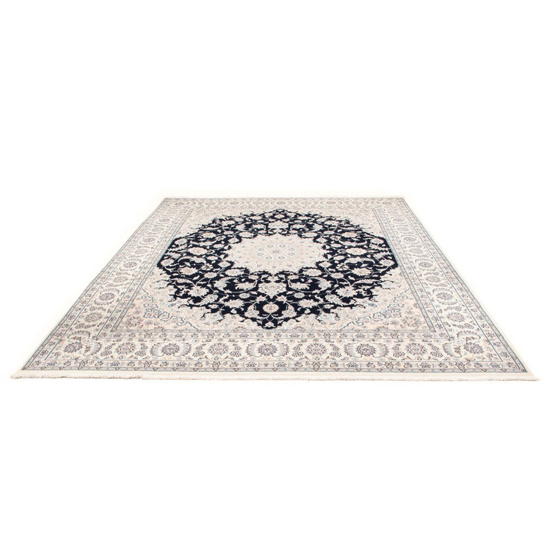Tapis persan - Nain - Premium - 296 x 247 cm - bleu foncé