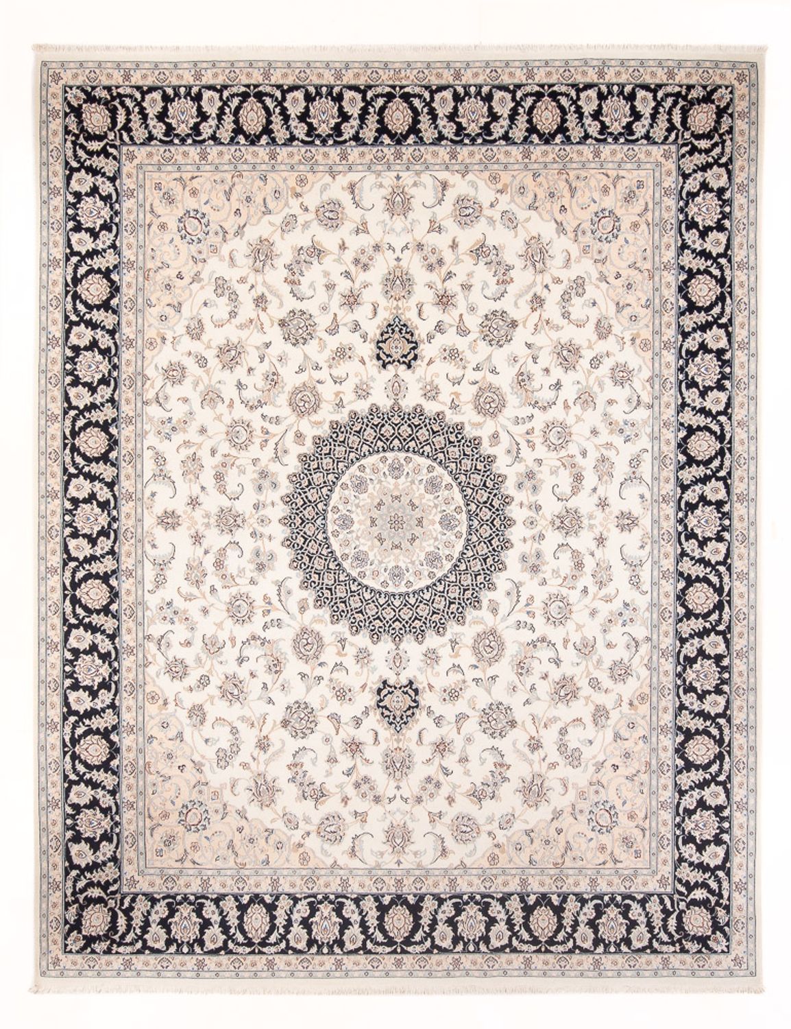 Tapis persan - Nain - Premium - 307 x 252 cm - crème