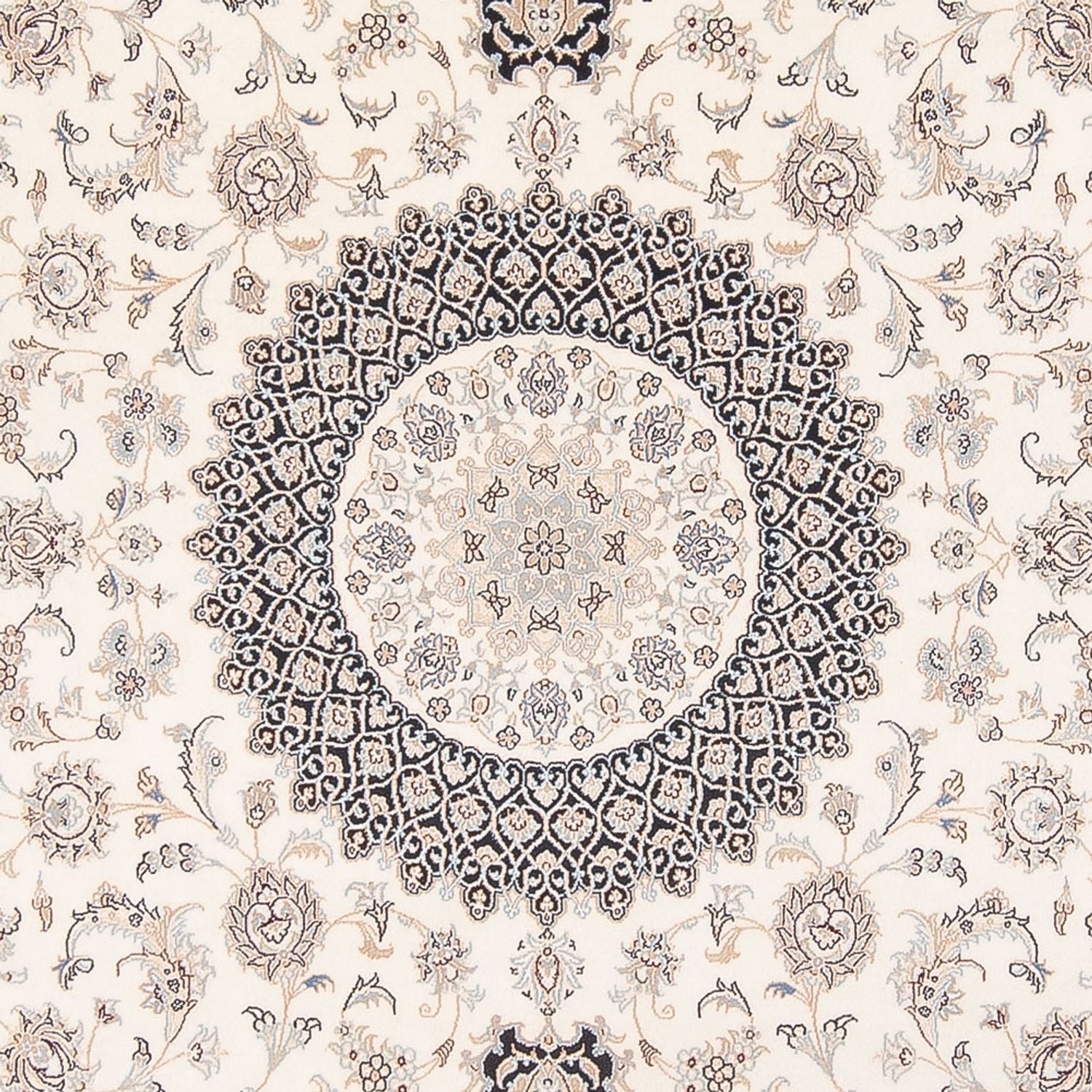 Tapis persan - Nain - Premium - 307 x 252 cm - crème