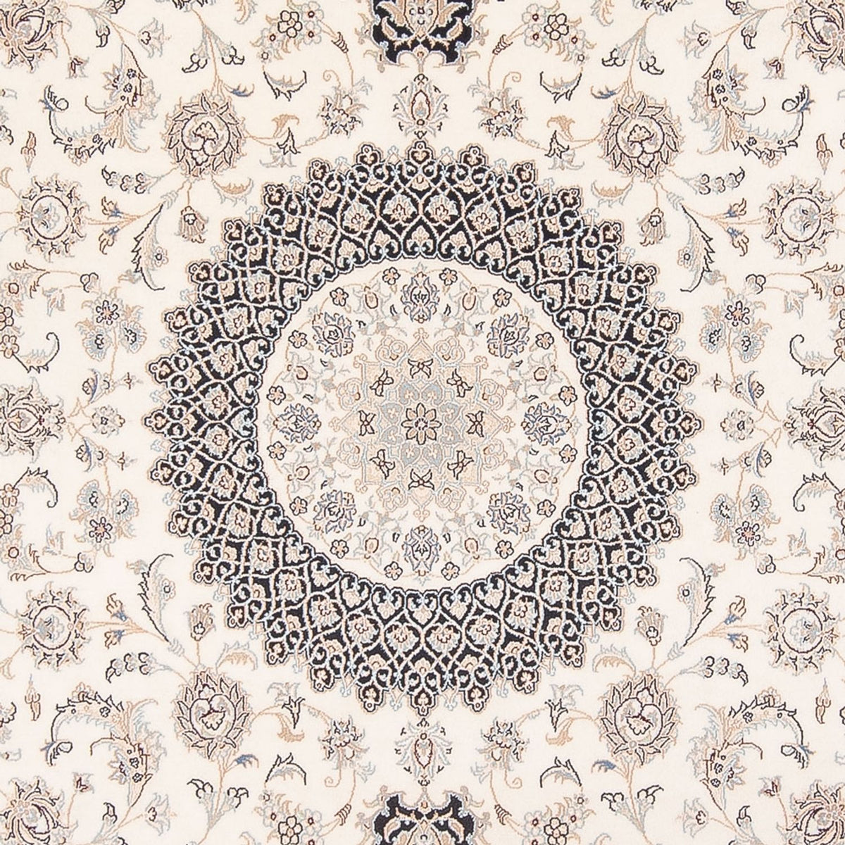 Tapis persan - Nain - Premium - 307 x 252 cm - crème