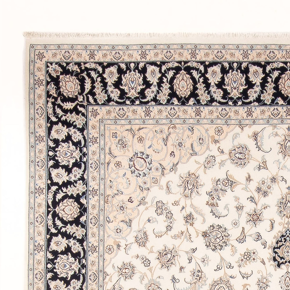 Tapis persan - Nain - Premium - 307 x 252 cm - crème