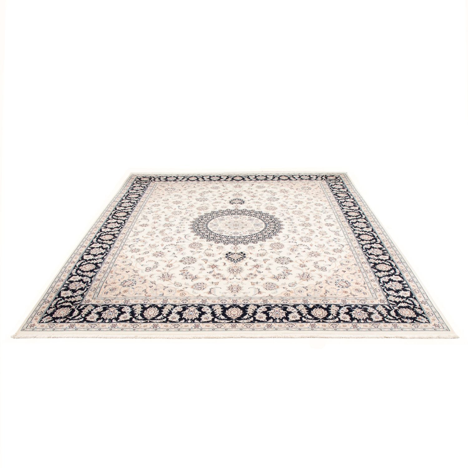 Tapis persan - Nain - Premium - 307 x 252 cm - crème
