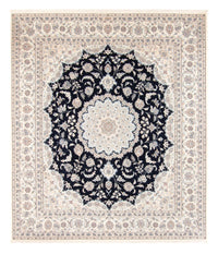 Tapis persan - Nain - 266 x 223 cm - bleu foncé
