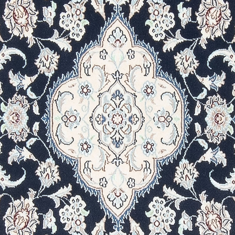 Tapis de couloir Tapis persan - Nain - Premium - 392 x 87 cm - bleu foncé