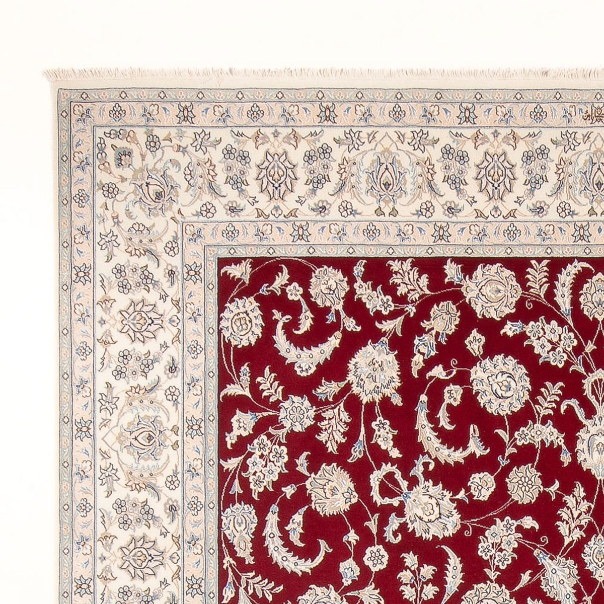 Tapis persan - Nain - Premium - 313 x 248 cm - rouge