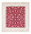 Tapis persan - Nain carré  - 215 x 195 cm - rouge