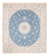 Tapis persan - Nain - 263 x 227 cm - bleu