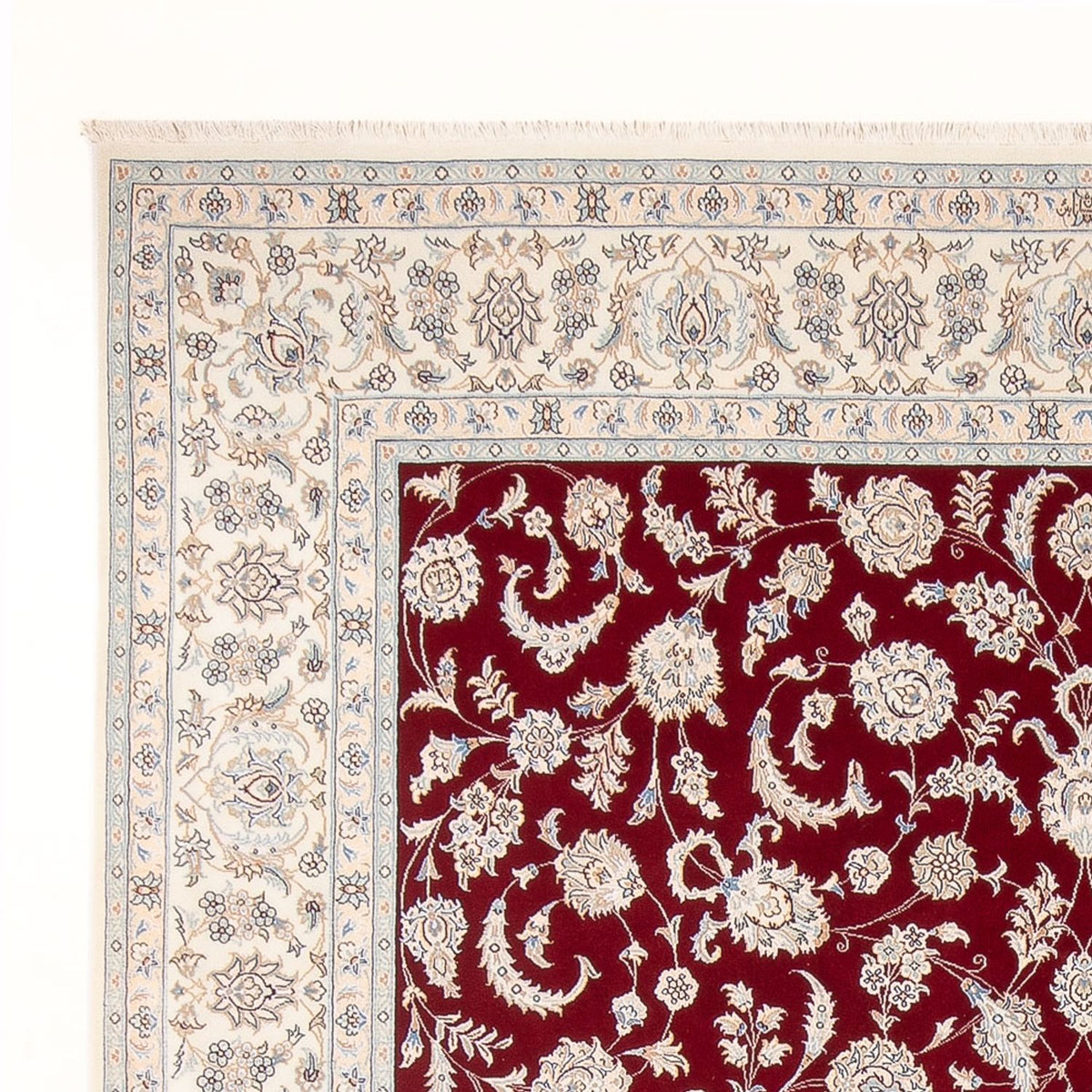 Tapis persan - Nain - Premium - 306 x 249 cm - rouge