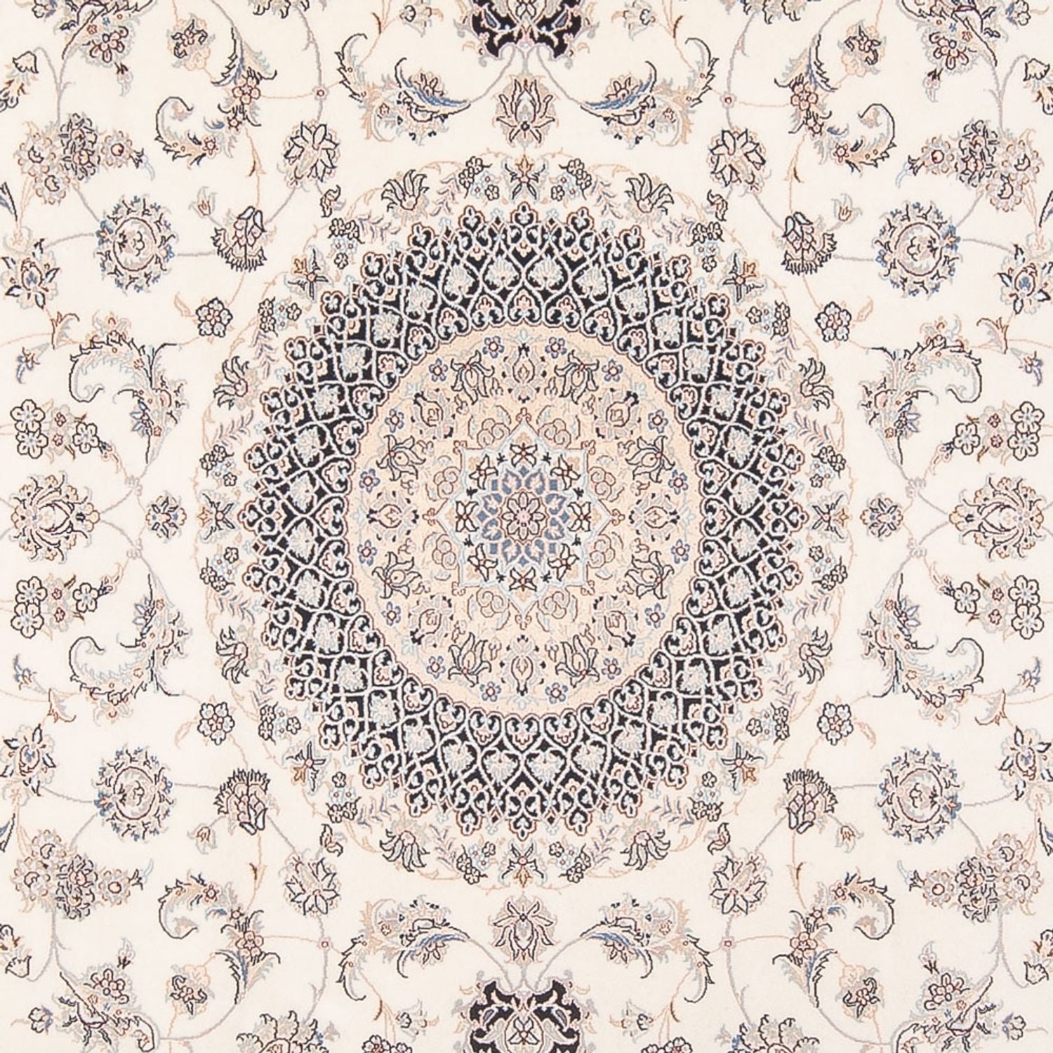 Tapis persan - Nain - Premium - 350 x 251 cm - crème