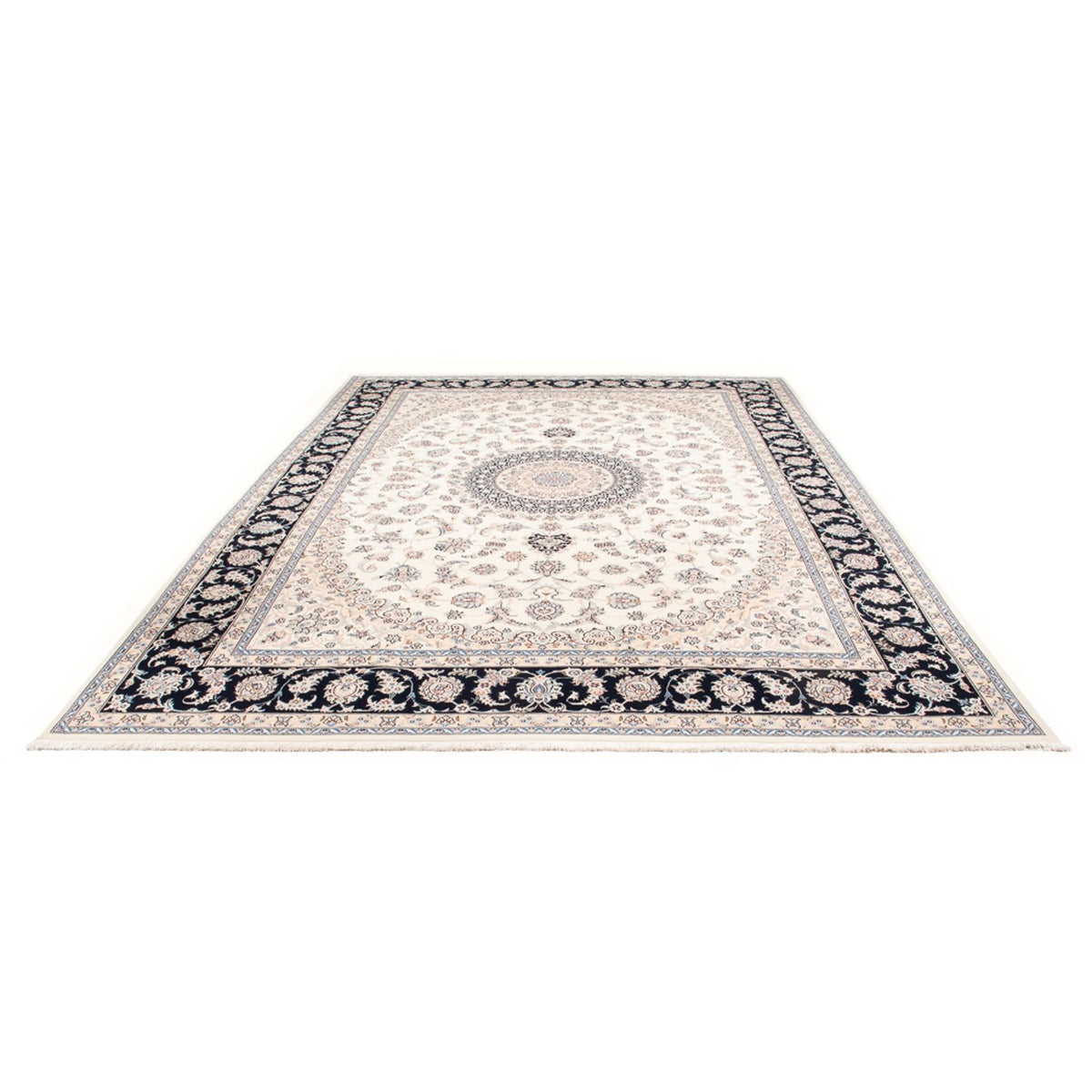 Tapis persan - Nain - Premium - 350 x 251 cm - crème
