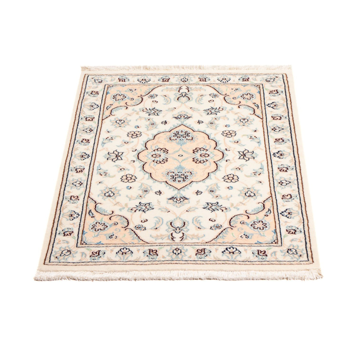 Tapis persan - Nain - 92 x 59 cm - crème