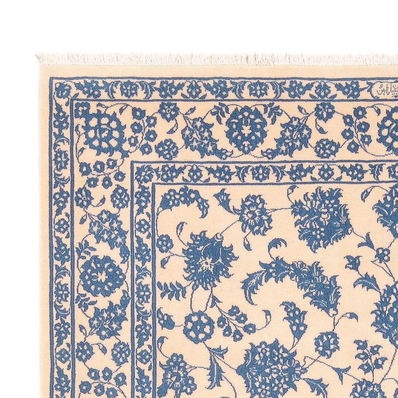 Tapis persan - Nain - Premium - 200 x 150 cm - beige clair