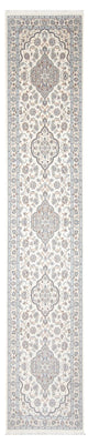 Tapis de couloir Tapis persan - Nain - Premium - 398 x 88 cm - crème