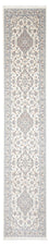 Tapis de couloir Tapis persan - Nain - Premium - 398 x 88 cm - crème