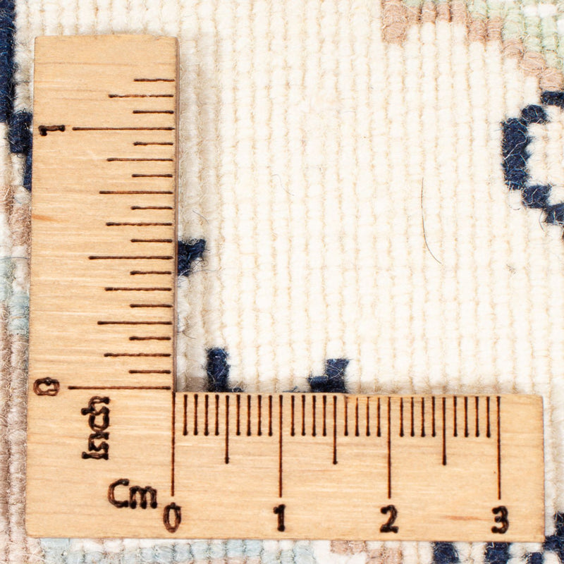 Tapis de couloir Tapis persan - Nain - Premium - 398 x 88 cm - crème