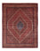 Tapis persan - Nain - 252 x 199 cm - rouge bordeaux
