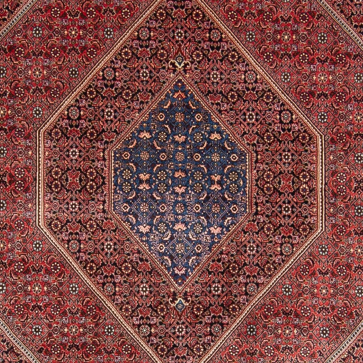 Tapis persan - Nain - 252 x 199 cm - rouge bordeaux