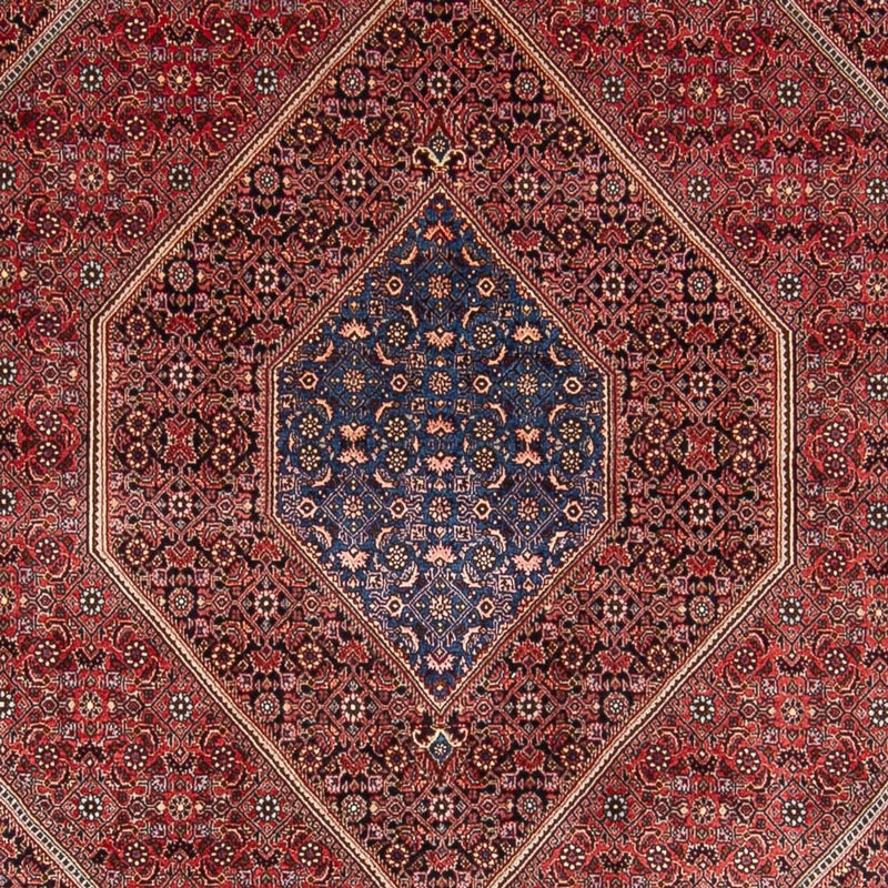 Tapis persan - Nain - 252 x 199 cm - rouge bordeaux