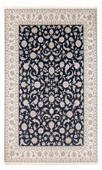 Tapis persan - Nain - Premium - 297 x 198 cm - bleu foncé