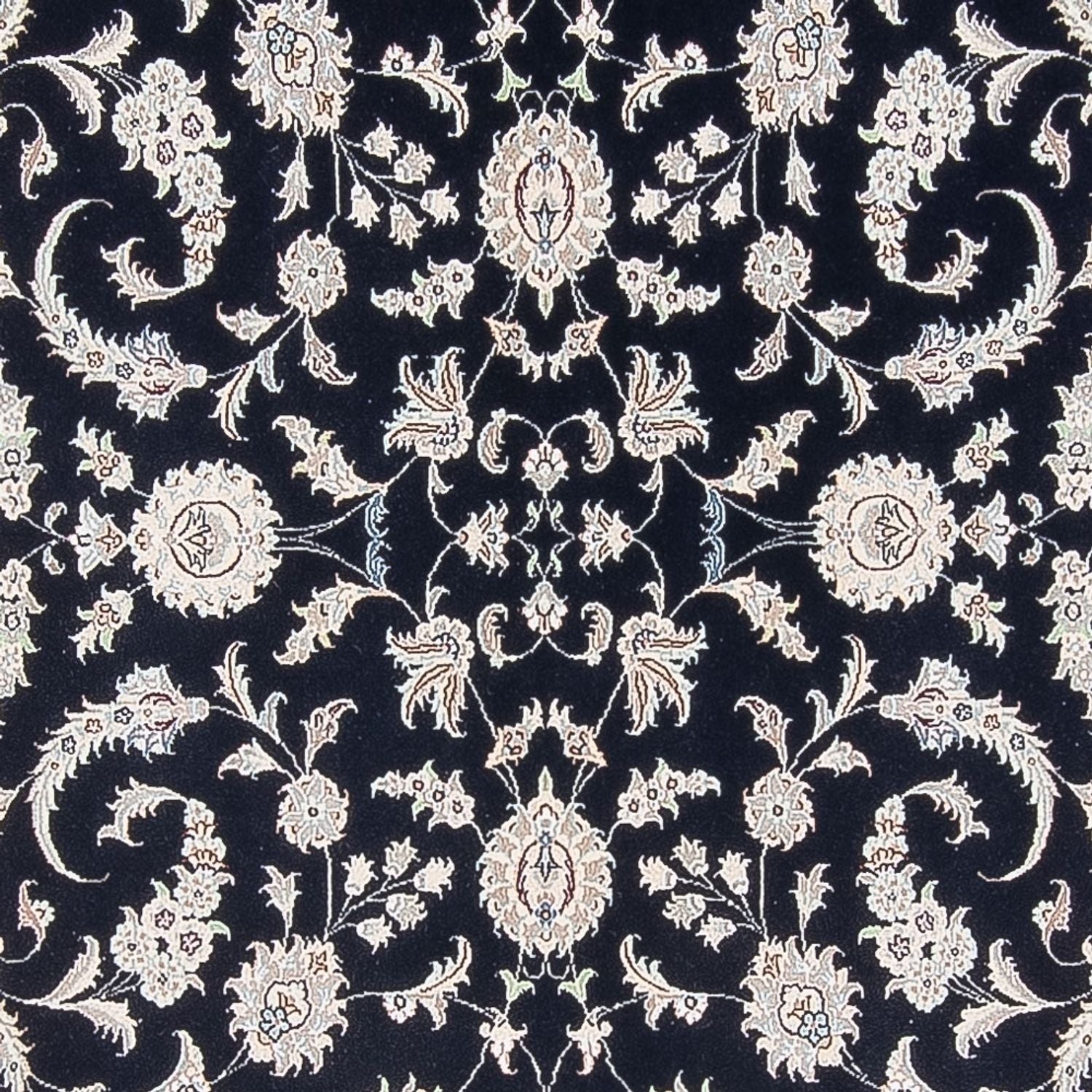 Tapis persan - Nain - Premium - 297 x 198 cm - bleu foncé