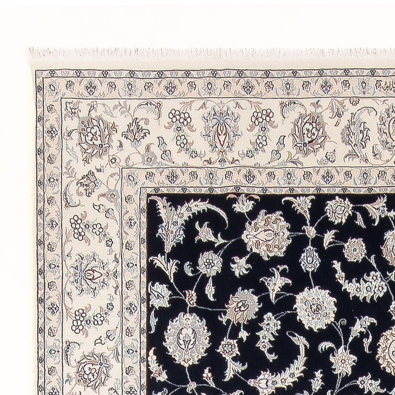 Tapis persan - Nain - Premium - 297 x 198 cm - bleu foncé
