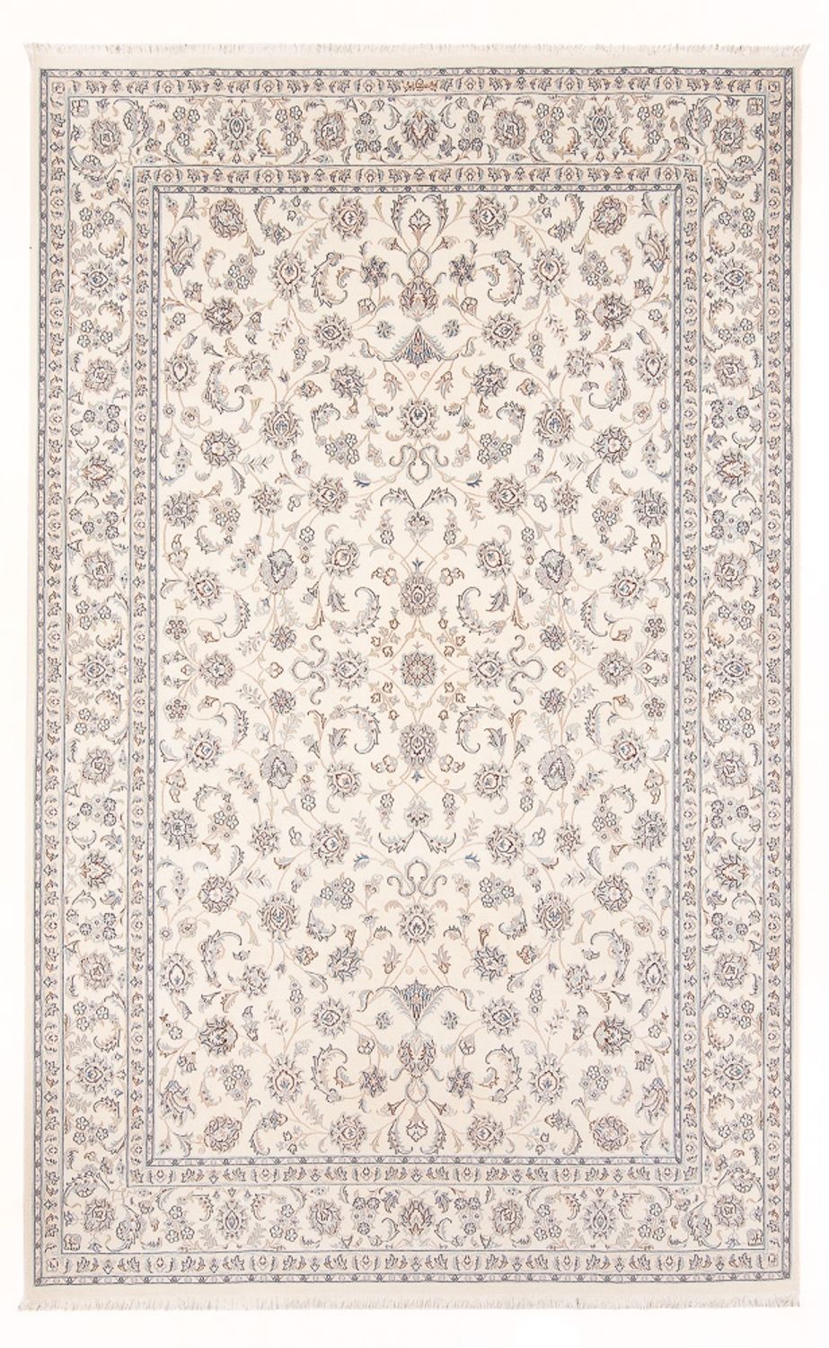 Tapis persan - Nain - Premium - 292 x 198 cm - crème