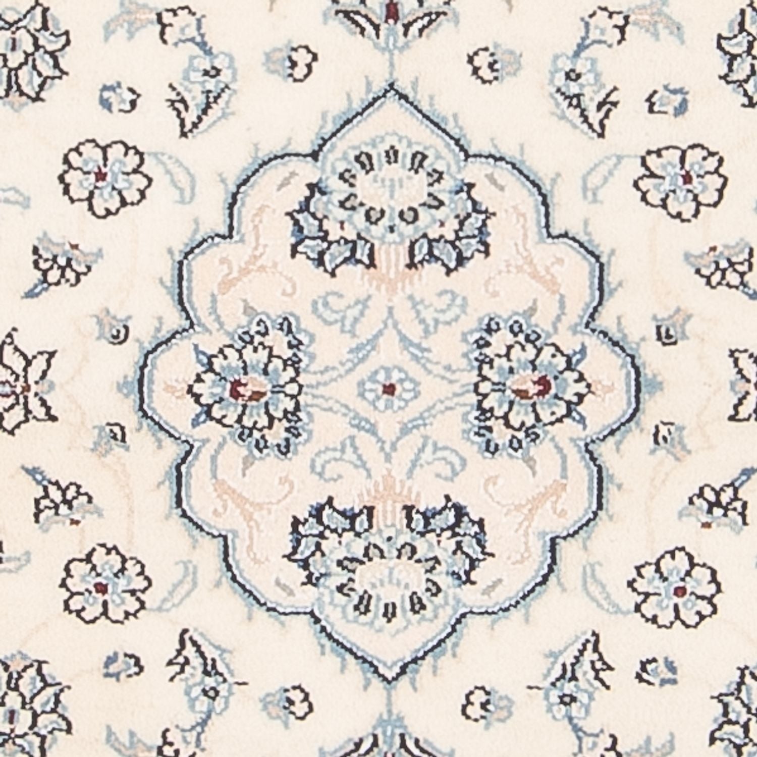 Tapis persan - Nain - 96 x 61 cm - crème