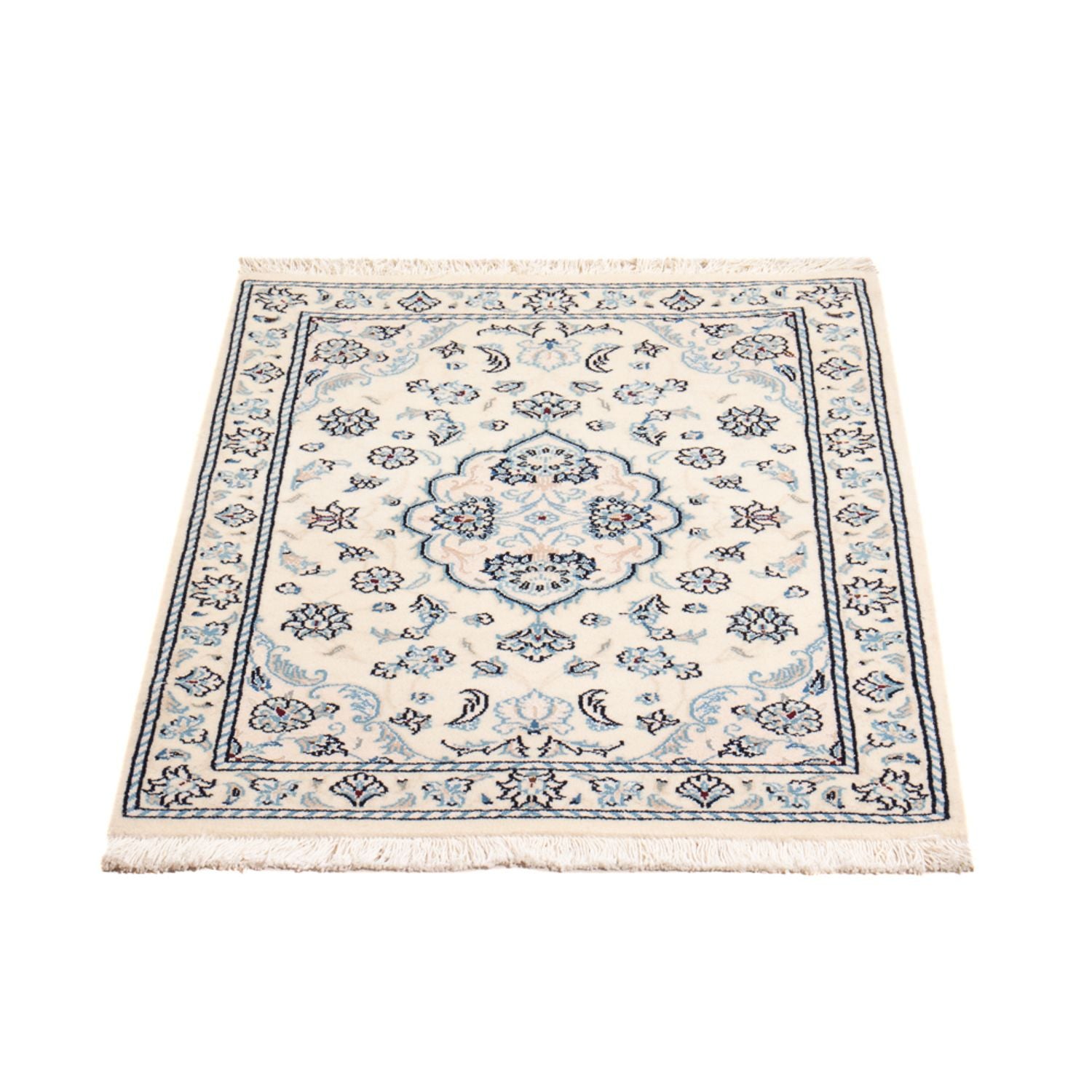 Tapis persan - Nain - 96 x 61 cm - crème