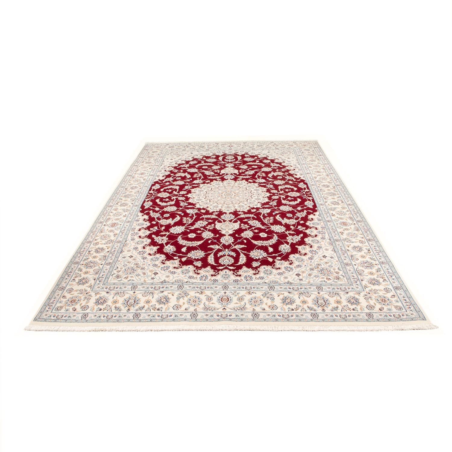 Tapis persan - Nain - Premium - 301 x 200 cm - rouge