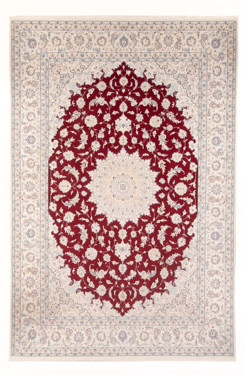 Tapis persan - Nain - Premium - 348 x 250 cm - rouge