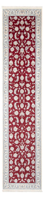 Tapis de couloir Tapis persan - Nain - Premium - 346 x 86 cm - rouge