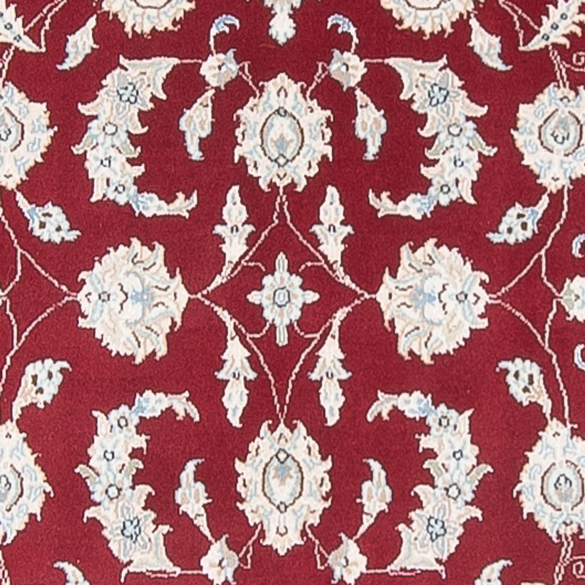 Tapis de couloir Tapis persan - Nain - Premium - 346 x 86 cm - rouge