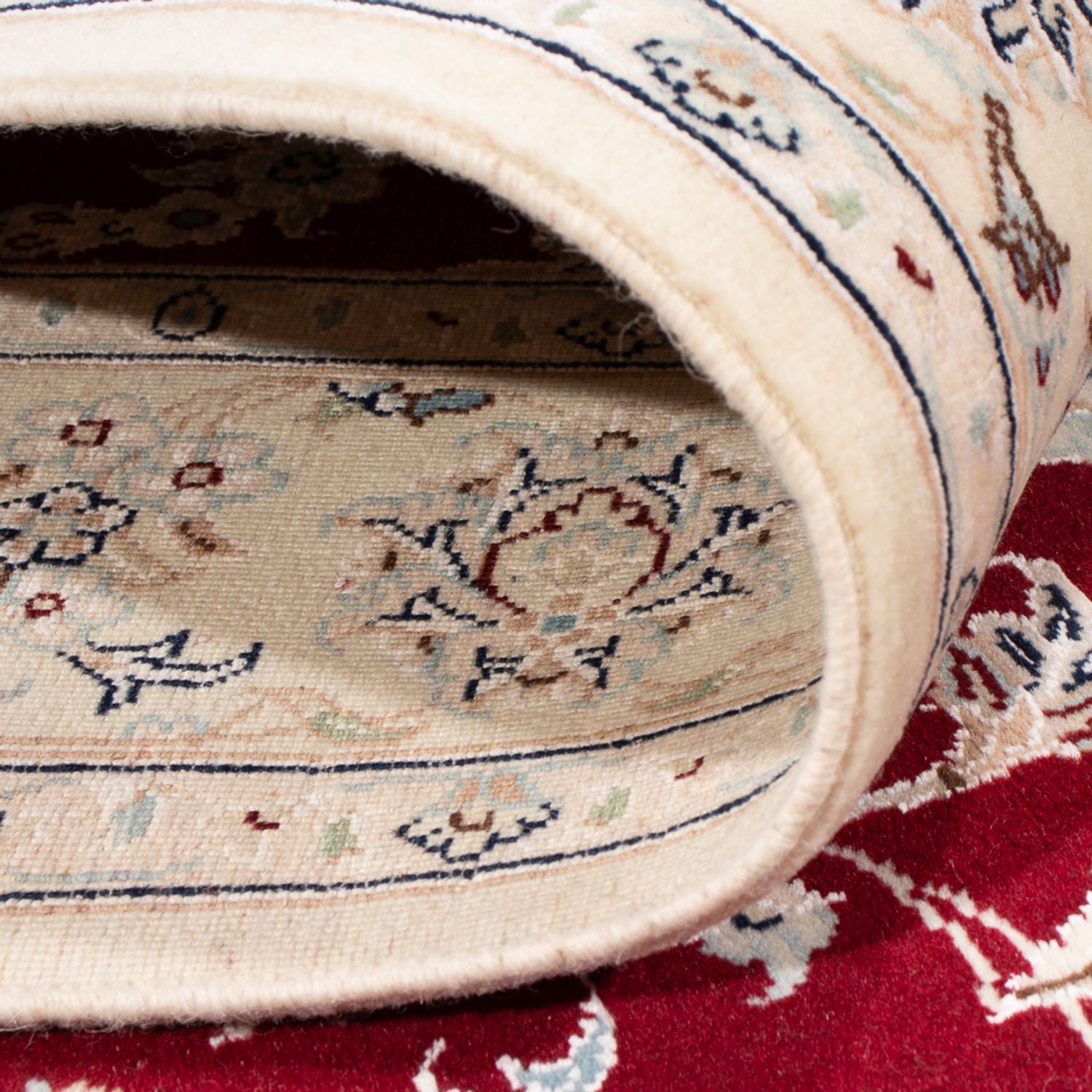 Tapis persan - Nain - Premium - 205 x 135 cm - rouge