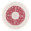 Tapis persan - Nain ronde  - 200 x 200 cm - rouge