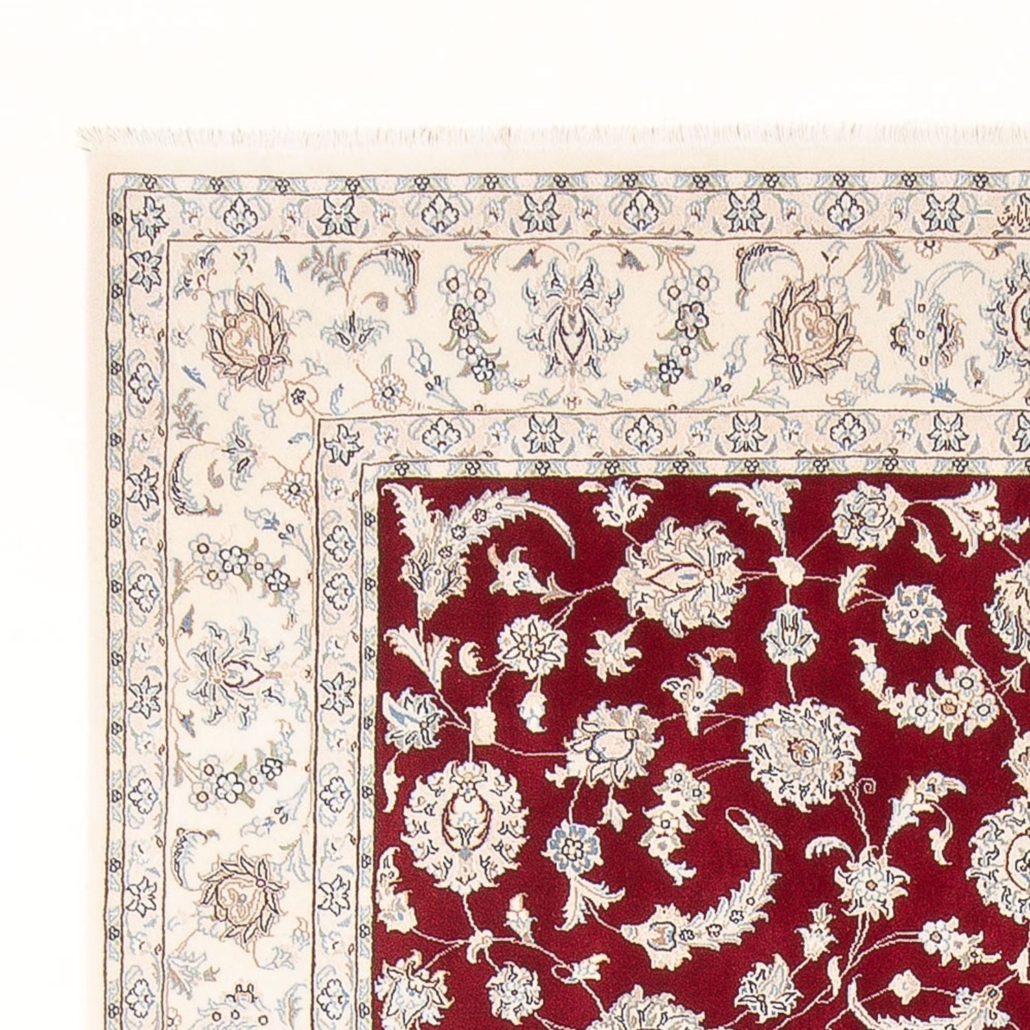 Tapis persan - Nain - Premium - 289 x 199 cm - rouge