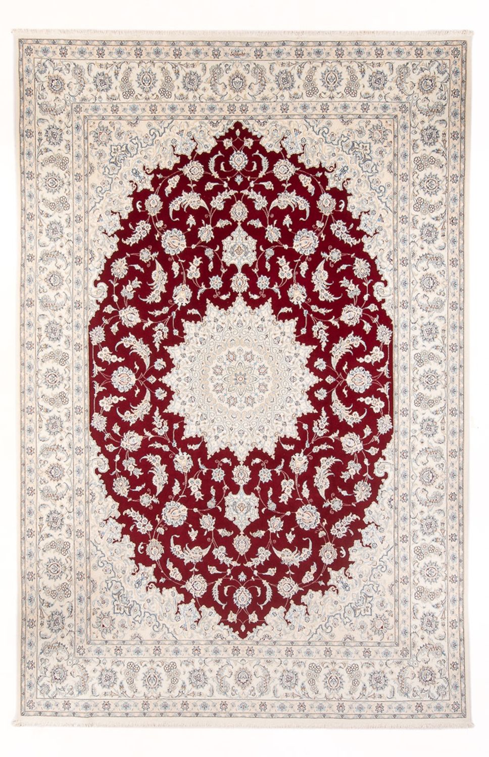 Tapis persan - Nain - Premium - 351 x 249 cm - rouge