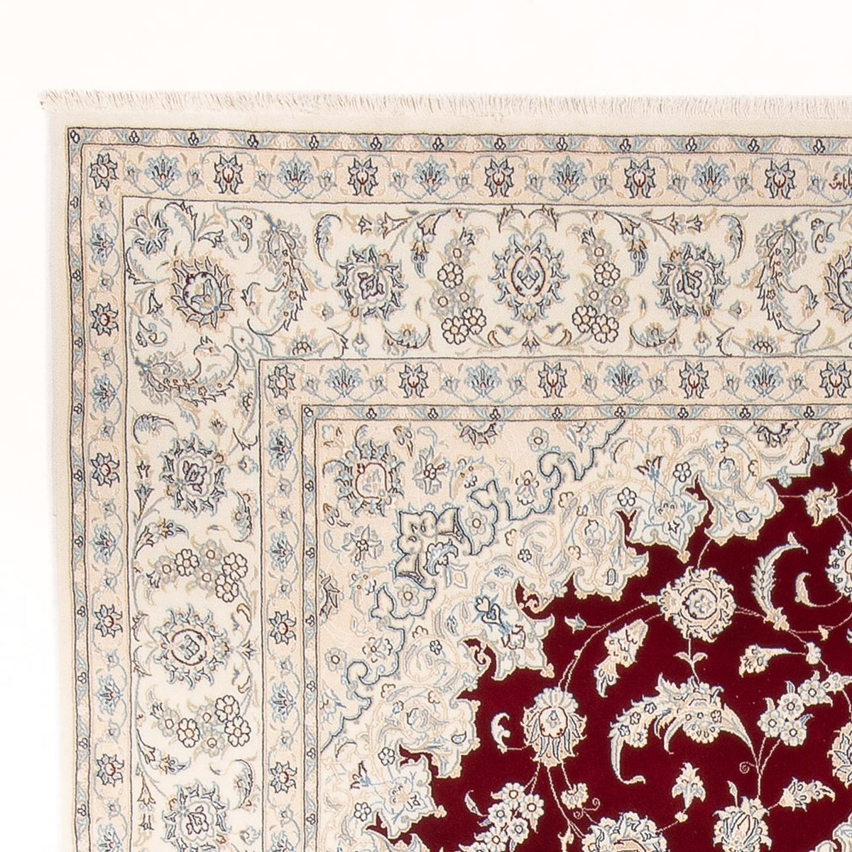 Tapis persan - Nain - Premium - 351 x 249 cm - rouge