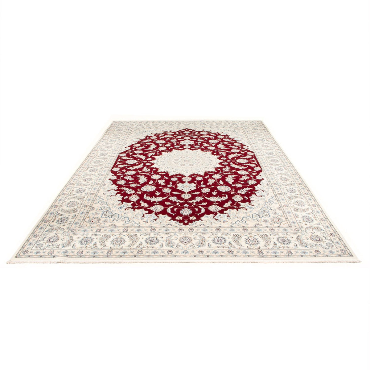 Tapis persan - Nain - Premium - 351 x 249 cm - rouge