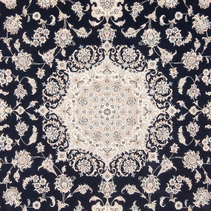 Tapis persan - Nain - Premium - 305 x 248 cm - bleu foncé