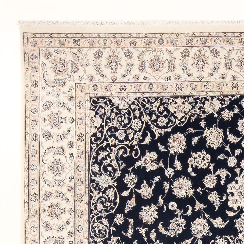 Tapis persan - Nain - Premium - 305 x 248 cm - bleu foncé