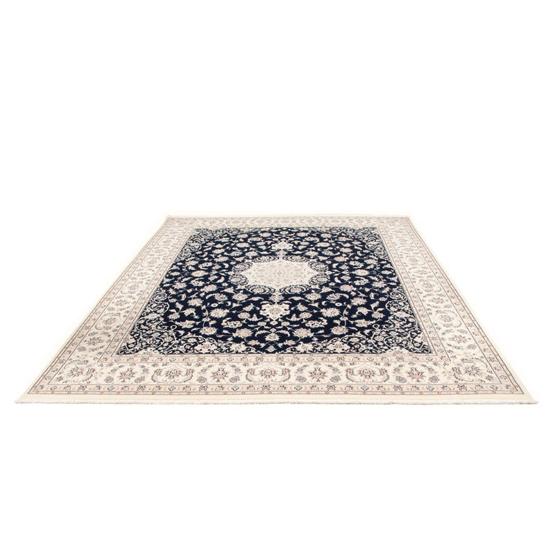 Tapis persan - Nain - Premium - 305 x 248 cm - bleu foncé