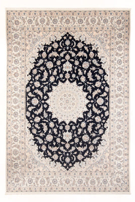 Tapis persan - Nain - Premium - 344 x 245 cm - bleu foncé