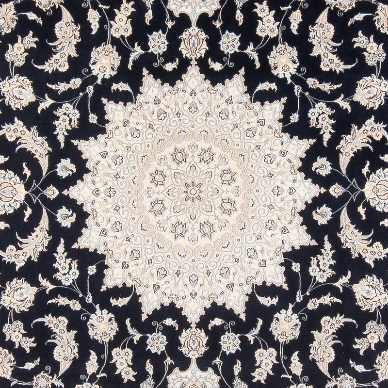 Tapis persan - Nain - Premium - 344 x 245 cm - bleu foncé