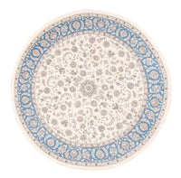 Tapis persan - Nain ronde  - 200 x 200 cm - crème