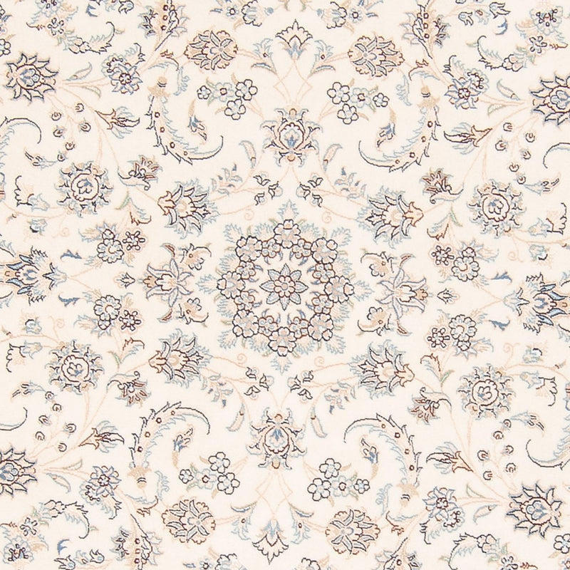 Tapis persan - Nain ronde  - 200 x 200 cm - crème