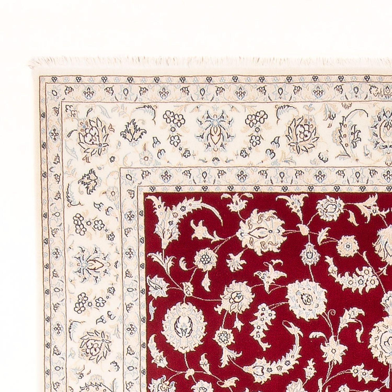 Tapis persan - Nain - Premium - 294 x 200 cm - rouge