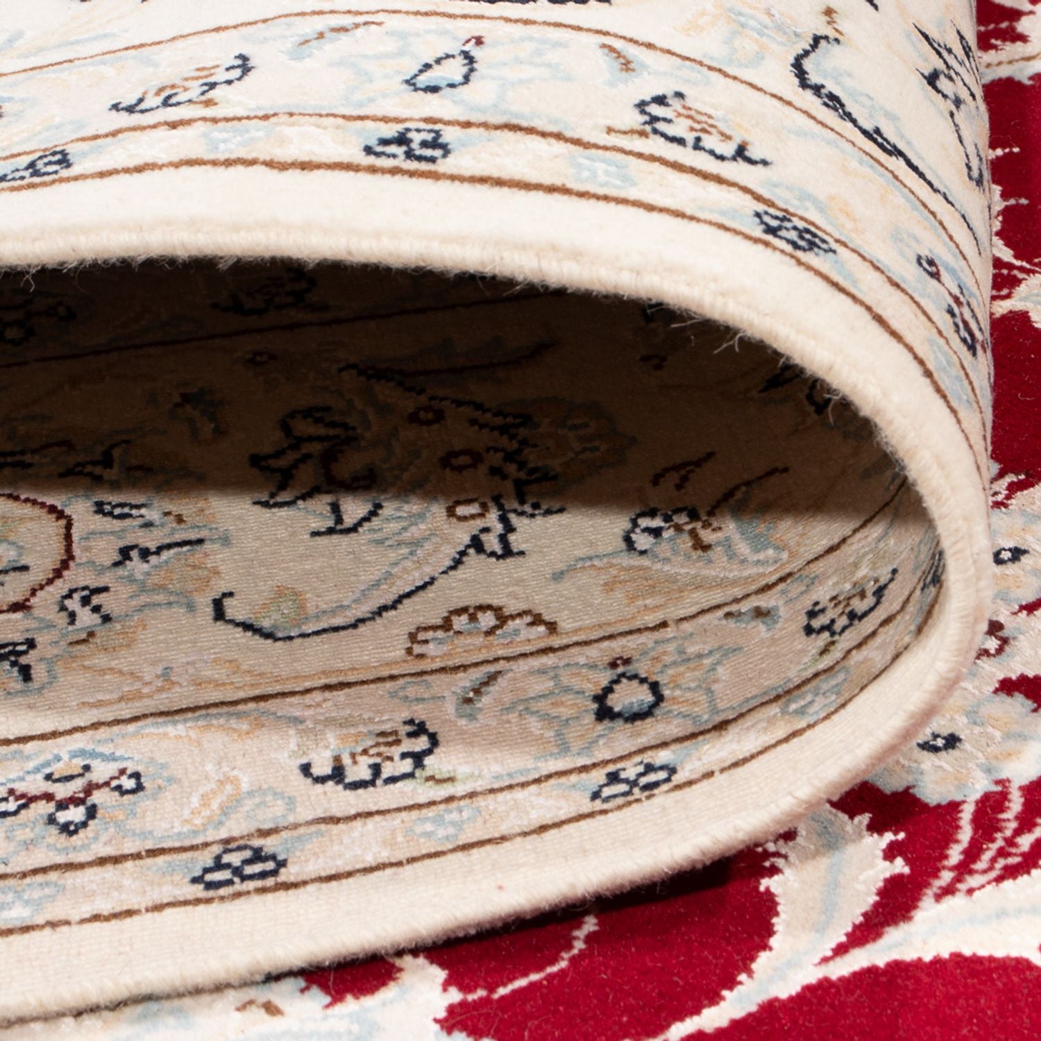 Tapis persan - Nain - Premium - 294 x 200 cm - rouge