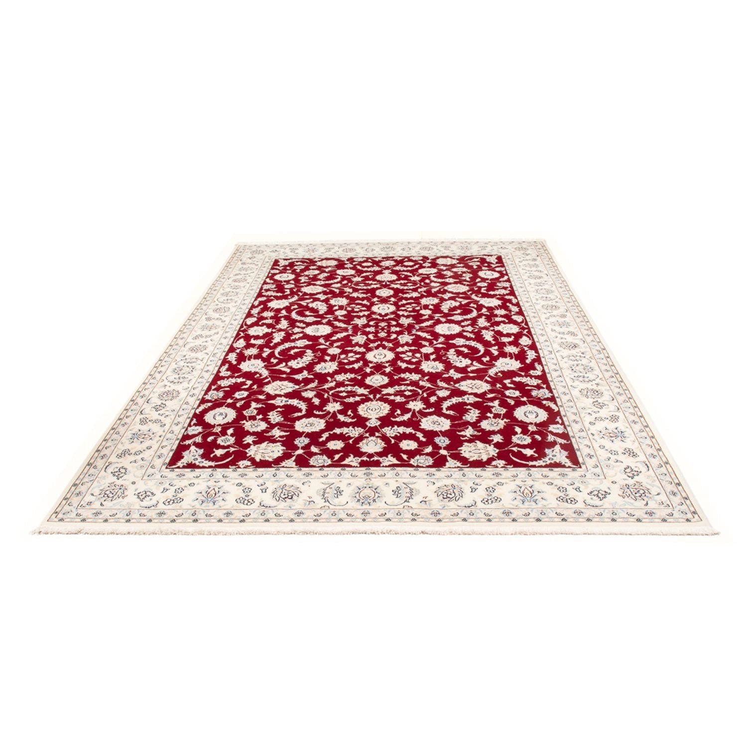 Tapis persan - Nain - Premium - 294 x 200 cm - rouge