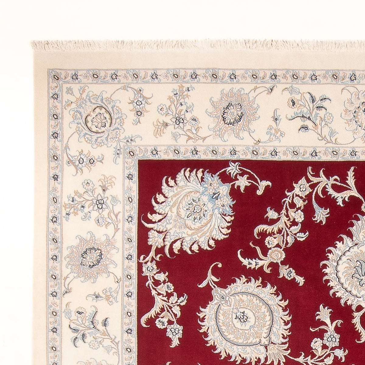 Tapis persan - Nain - Premium - 294 x 250 cm - rouge